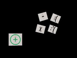 The image depicts a wooden block with a positive aura and negative vibes, symbolising the concept of motivation. The block is set against a dark background. photo