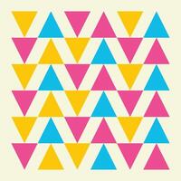 Geometry pattern triangle yellow vector