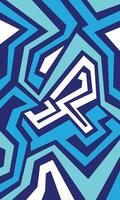 Irregular abstract stripes pattern background. Geometric jersey fabric template vector