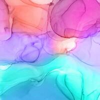 rainbow coloured alcohol ink background design vector