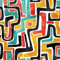 hand painted watercolour abstract pattern design background vector