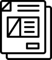 Document icon. File copy icon for web and application vector