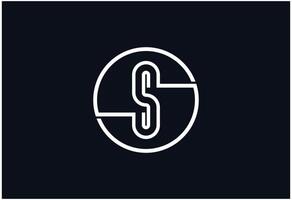 Abstract Design S Logo vector