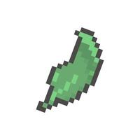 leaf pixel art for dynamic digital projects and designs. vector