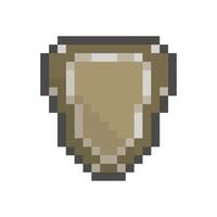 shield pixel art for dynamic digital projects and designs. vector