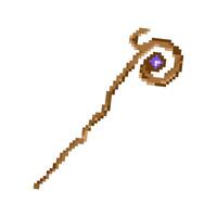 staff pixel art for dynamic digital projects and designs. vector