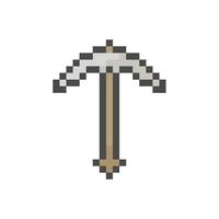 pickaxe pixel for dynamic digital projects and designs. vector