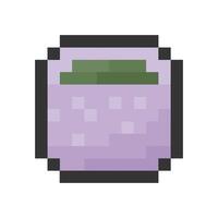green tea pixel art for dynamic digital projects and designs. vector