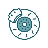 disk brake icon design template simple and clean vector