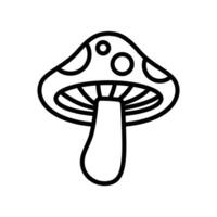 mushroom icon design template simple and clean vector