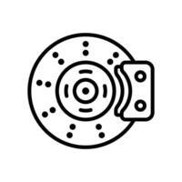 disk brake icon design template simple and clean vector