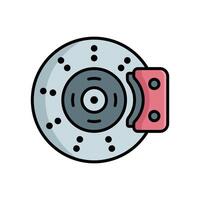 disk brake icon design template simple and clean vector