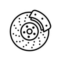 disk brake icon design template simple and clean vector