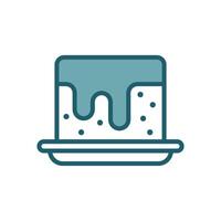 brownies icon design template simple and clean vector