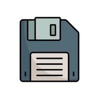 floppy disk icon design template simple and clean vector