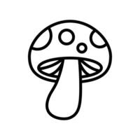 mushroom icon design template simple and clean vector