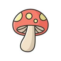 mushroom icon design template simple and clean vector