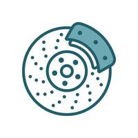 disk brake icon design template simple and clean vector