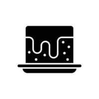 brownies icon design template simple and clean vector