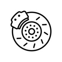 disk brake icon design template simple and clean vector