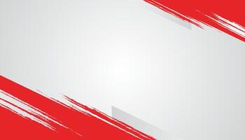 Abstract red background with curve on white vector