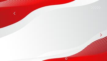 Red curve on a white background vector