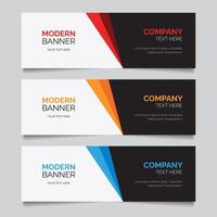 Modern Banner Template Design vector