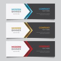 Modern Banner Template Design vector