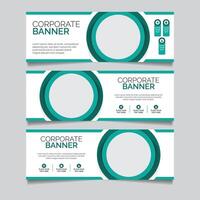 Modern Banner Template Design vector
