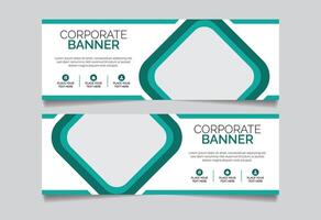 Modern Banner Template Design vector