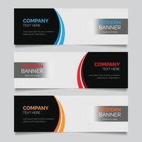 Modern Banner Template Design vector