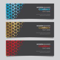 Modern Banner Template Design vector