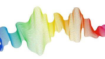 Abstract backdrop with wave gradient lines vector