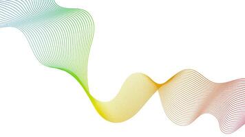 Abstract backdrop with wave gradient lines vector