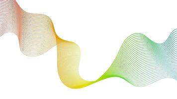 Abstract backdrop with wave gradient lines vector