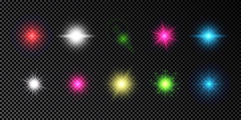 Light effect of lens flare