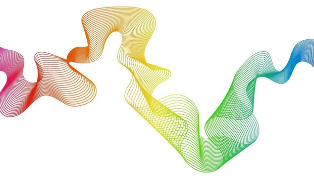 resumen fondo con ola degradado líneas vector