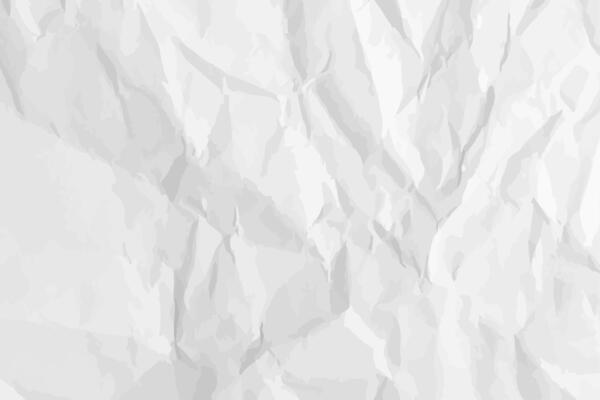 White clean crumpled paper