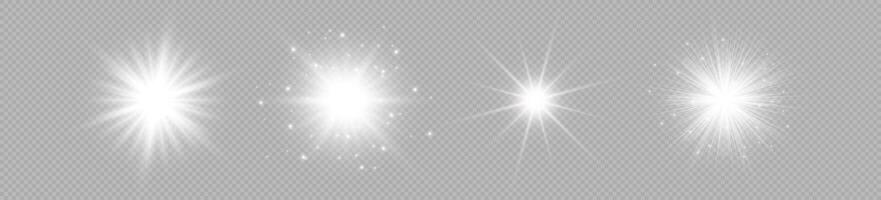 Light effect of lens flares vector