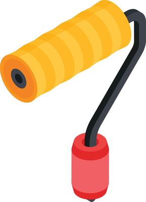 Isometric Paint Roller