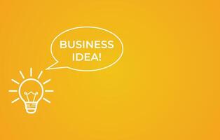 idea concept background design solution with lightbulb vector