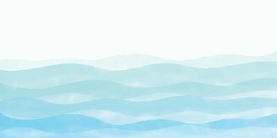 Ocean wave curve line background vector