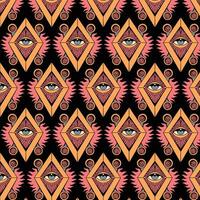 trippy shape pattern design vector
