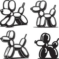 Balloon Dog Illustration. vector