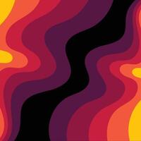 Abstract colorful background with waves vector