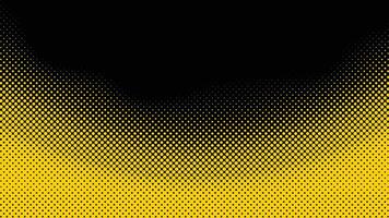 Yellow color halftone dots texture background vector
