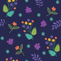 Seamless flower pattern design . Floral print for fabric. vector