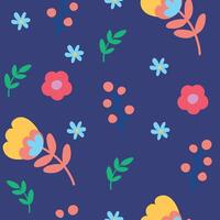 Seamless flower pattern design . Floral print for fabric. vector