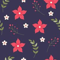 Seamless flower pattern design . Floral print for fabric. vector