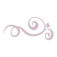 Curl calligraphy, Graphic line, Romantic pattern with heart, Border. Design element in vintage style for frames, wedding, greeting cards png